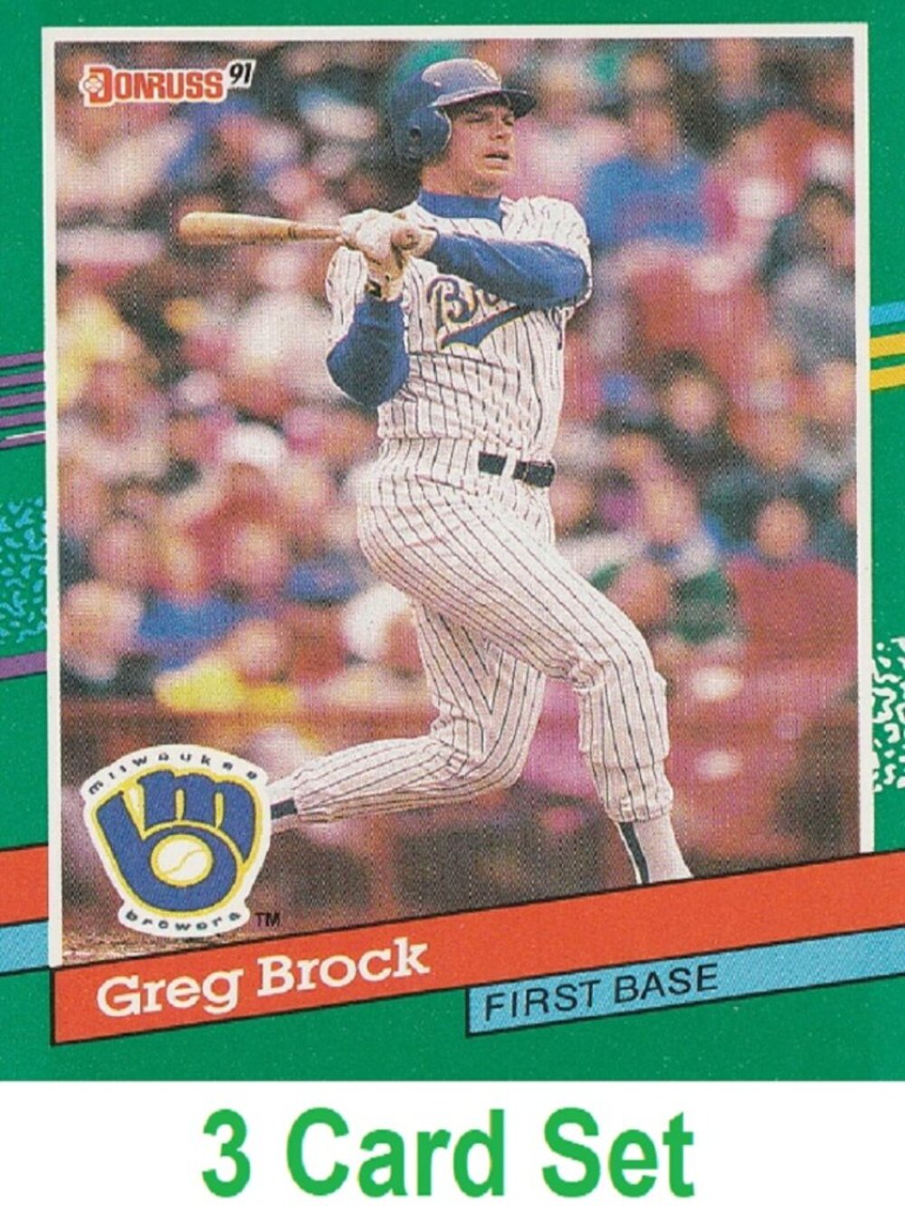 Greg Brock Baseball Card Collection